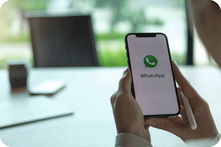 working with whatsapp at work